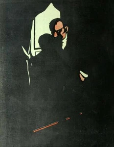 LE COCU DANS LE CLAIR-OBSCUR lithographie originale de Caran d'Ache en 1902 - Imagen 1 de 2