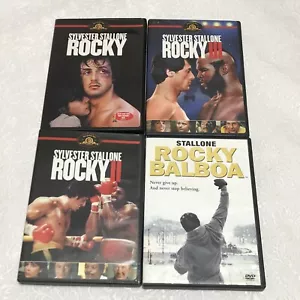 4 DVD Movie Lot ROCKY l, II, III, and ROCKY BALBOA Boxing Films Champion NICE! - Picture 1 of 9