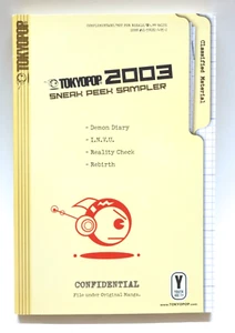 MANGA SAMPLE: TOKYOPOP Sneak Peek Sampler 2003 Book in English slightly used - Picture 1 of 5
