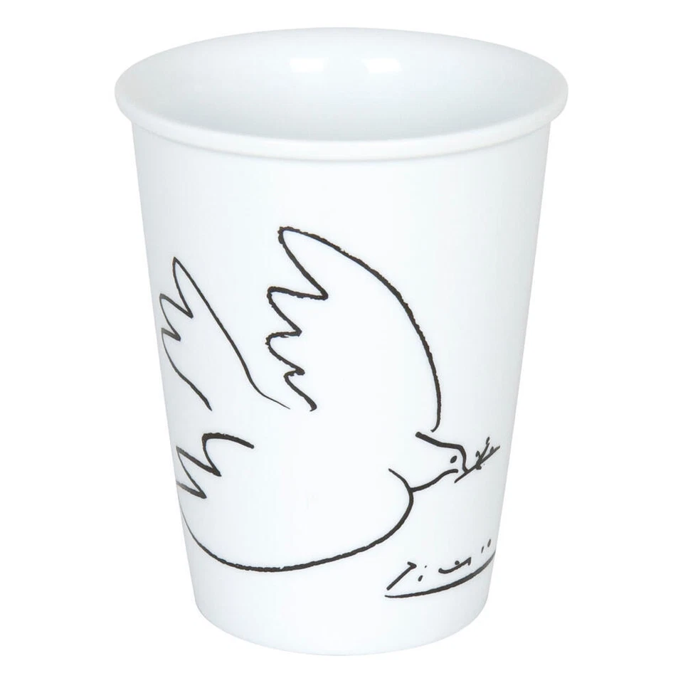 Könitz Coffee to go Mug Picasso - La Colombe De la Paix Porzellan Weiß 380 ml - Bild 1 von 1