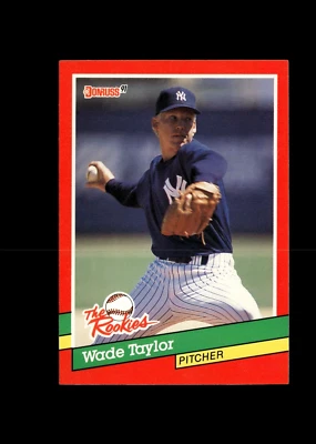 Wade Taylor - 1991 Donruss RC Rookie Card #34 - New York Yankees + Free Ship - Image 1 of 2