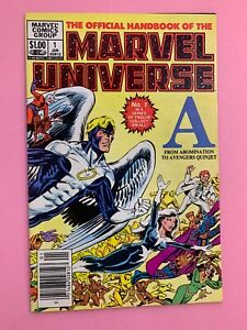 The Official Handbook of the Marvel Universe #1 - Jan 1983 - Newsstand    (5447)
