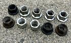 5X Pairs of 14mm BMX Axle Track Nuts  (used) BMX Parts