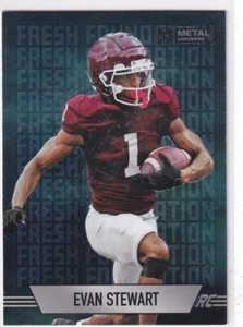 2024 Skybox Metal Universe Champion FF-11 Evan Stewart Rookie Fresh Foundations - Bild 1 von 2