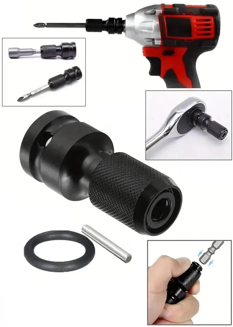 Fdit Douille à Chocs 10 Pièces 1/2 Pouce Ensemble D'outils De Douille à