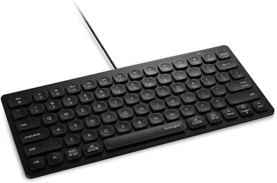 Kensington Compact USB-C Keyboard for iPad, Mac OS, Windows, Chromebooks - BLACK - Image 1 of 4