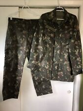 Brazilian Military Camouflage Lizard Jungle Uniform Camo Army Set Top Pants
