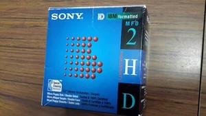 Sony MFD2HD x10 microdisks new opened box 2HD 3.5 floppy disk - Picture 1 of 7
