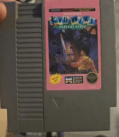 Data East Kid Niki Radical Ninja Arcade Hit Action NES NTSC-U/C Cartridge