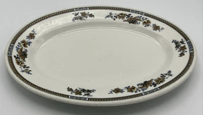 Plato ovalado para vagón comedor ferrocarril Soo Line Mayer China patrón Logan Foto 1 de 4