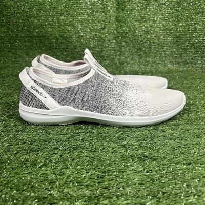 Speedo Women's Water Shoe Surfknit Pro Athletic Shoes White/Grey/Black Size 10 - Image 1 of 4