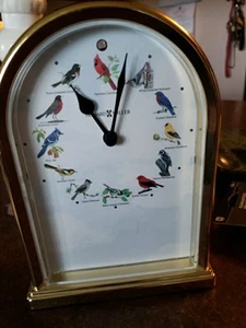 Howard Miller Songbirds Birds of North America Tabletop Clock Model 645-405. - Picture 1 of 10