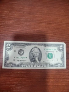 1995 - $2 Two Dollar Bill - F53019140A - Picture 1 of 19