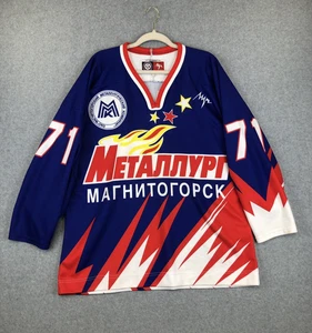 Evgini Malkin #71 METALLURG MAGNITOGORSK 2012-13 Russian KHL Hockey Jersey Sz-54 - Picture 1 of 10