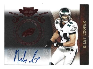 Riley Cooper AUTOGRAPH Philadelphia Eagles 2010 Panini Plates & Patches AUTO - Picture 1 of 2