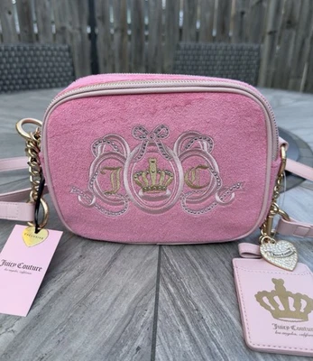 JUICY COUTURE Juicy Lovers Club Camera Bag Pink Lemonade - Image 1 of 4
