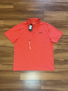 NWT Under Armour The Play Off Heat Gear Polo 2.0 Shirt 1351131-600 Men’s Size XL - Picture 1 of 15