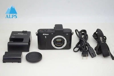 [2,100 shots] Nikon 1 V1 10.1MP Mirrorless Digital Camera Black Body #251104x - Image 1 of 4