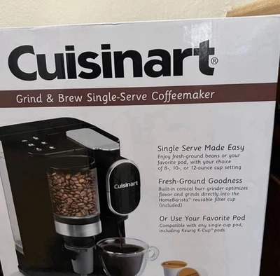 Cuisinart DGB-2 Grind & Brew Single-Serve Coffeemaker - Black - Image 1 of 3