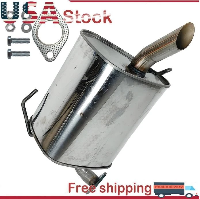 Silenciador de escape traseiro de aço inoxidável serve para 2010-2015 Subaru Outback 2.5L - Imagem 1 de 4