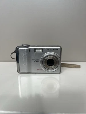 Fujifilm FinePix F470 Digital Camera Silver Not Tested - Image 1 of 4