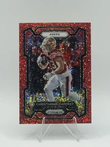 Christian McCaffrey 2023 Panini RED SPARKLE PRIZM #267 49ers SP Color Match! - Bild 1 von 2