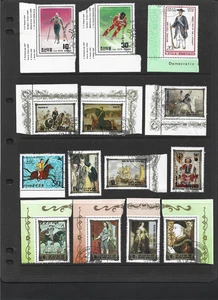 KOREA  STAMPS     CTO"s  14 Different    Interesting Collection - Picture 1 of 1
