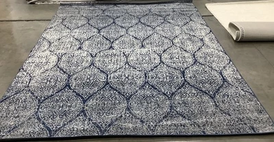 Tapete de rosca quebrada NAVY SILVER 8'-0" x 10'-0", preço reduzido 1172682553 MAD604G-8 - Imagem 1 de 4