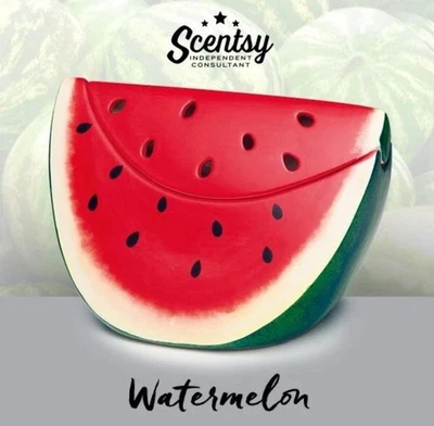Calentador de rebanadas de sandía Scentsy ~ Cerámica ~ Retirado/RARO ~ NUEVO en caja Foto 1 de 4