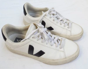 Veja T2 Leather Sneakers In White - Women’s US Size 8 Used shape see pics - Picture 1 of 12