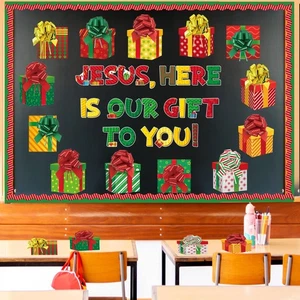 69 Pcs Jesus Gift Bulletin Board Set African American Gift Paper Cutouts with... - Picture 1 of 7