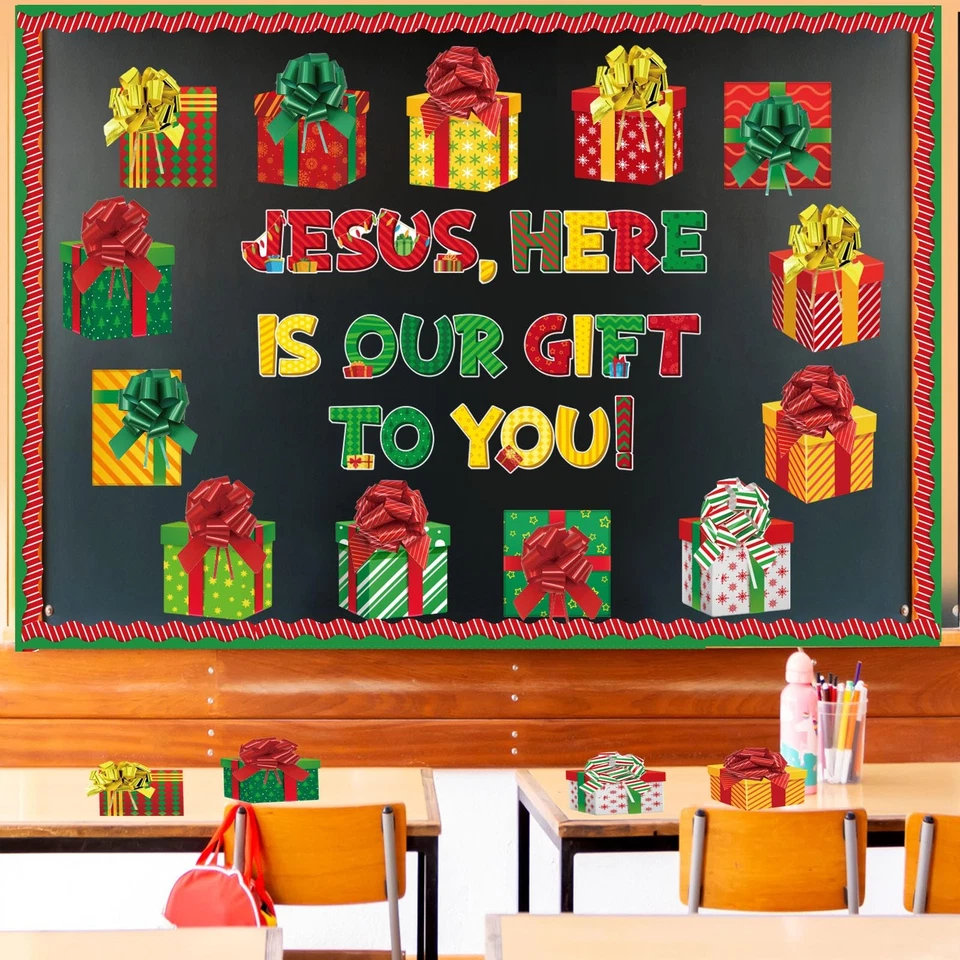 69 Pcs Jesus Gift Bulletin Board Set African American Gift Paper Cutouts with... - Image 1 of 4