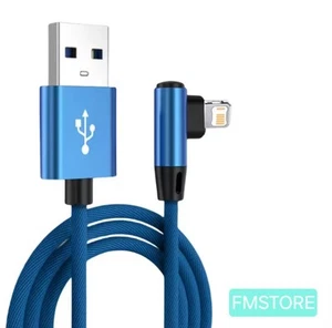 Cavo caricabatterie angolo retto 90 gradi per iphone a USB femmina a maschio #Z - Zdjęcie 1 z 6