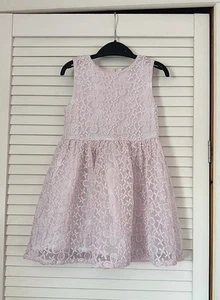 E-vie Angel embroidered baby pink flower dress - Picture 1 of 5