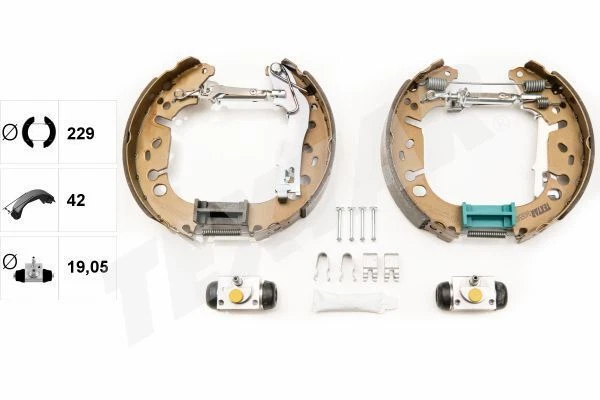 TEXTAR Bremsbackensatz für GERMAN E-CARS OPEL Adam, Corsa D Hinten 84065402 - Bild 1 von 1
