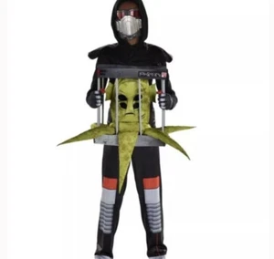 Costume Galactic Alien Hunter Illusion Halloween 6pc Outfit Child Standard 8-10 - Picture 1 of 7