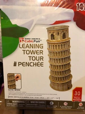 Cubic Fun 3D Leaning Tower Of Pisa (Pencee') Puzzle MC053h - Image 1 of 4