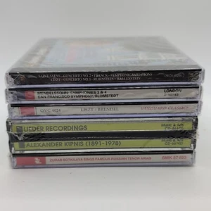Classical Music CD BRAND NEW Lot of 5 Rubenstein Brendel Mendelssohn Kipnis etc - Picture 1 of 11