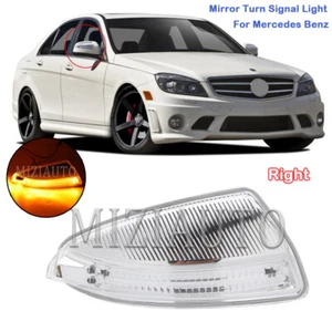 Right Passenger Side Mirror Turn Signal Light for Benz W204 C250 C300 C350 C63 - Foto 1 di 12