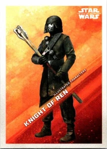 2019 Topps Star Wars Rise Of Skywalker Illustrated Characters IC-19 Knight Ren - Bild 1 von 2