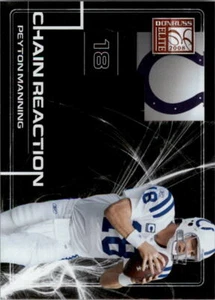 Donruss Elite 2008 reacción en cadena negra #11 Peyton Manning/400 - casi nuevo- como nuevo - Imagen 1 de 2