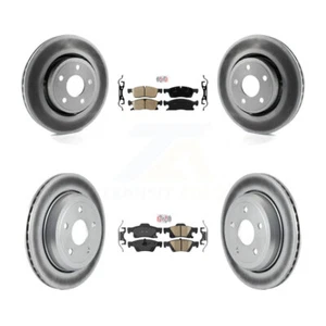Front Rear Ceramic Pad Coat Disc Brake Rotor Kit For Dodge Durango Jeep Grand WK - Picture 1 of 14