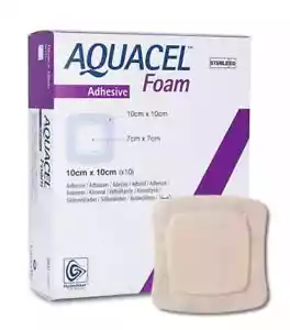 Aquacel Foam Dressing 4 X 4 Inch Square Sterile - 1 Box of 10 (420680) - Picture 1 of 1