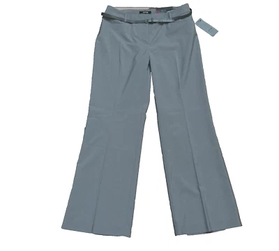 Apt. Pantalones Pantalones para mujer 9 calce curvilíneo pierna recta con cinturón talla 8S nuevos con etiquetas Foto 1 de 4