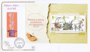 Roald Dahl Booklet Pane GB Cotswold FDC Museum GREAT MISSENDEN CDS 2012 (61873) - Picture 1 of 2