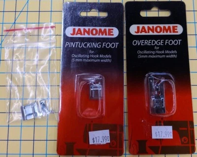Janome Oscillating Foot  Lot Pintuck, Overedge, Cording  - Image 1 of 2