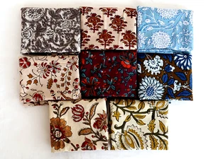 Vintage 100% Cotton Fabric Bundles Fat Quarters Squares Craft Sewing Floral - Picture 1 of 9