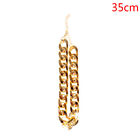 1* Gold Adjustable Dog Cat Chain Gold Necklace for Dog Kitten Pet Accesso LT