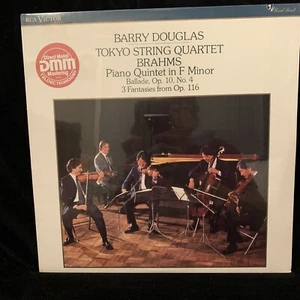BRAHMS Piano Quintet & Works - TOKYO QUARTET, BARRY DOUGLAS - RCA LP 1987 SEALED - Picture 1 of 3