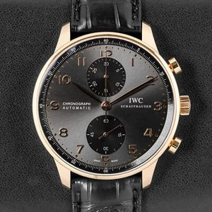 IWC Portuguese Chronograph Rose Gold - IW371482 - Picture 1 of 12